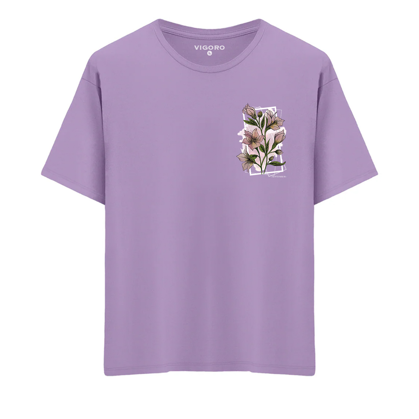 September Soft Bloom Oversize T-Shirt