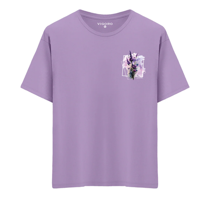 Augustus Lavender Bloom Oversize T-Shirt