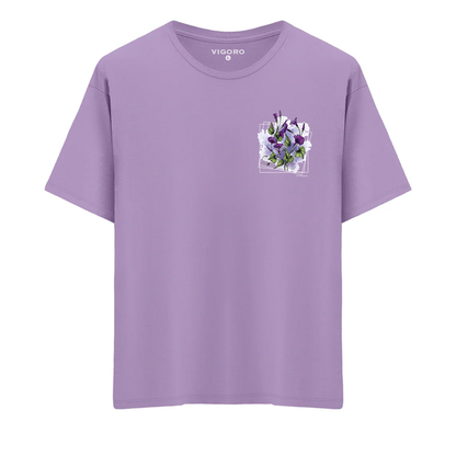 November Twilight Bloom Oversize T-Shirt