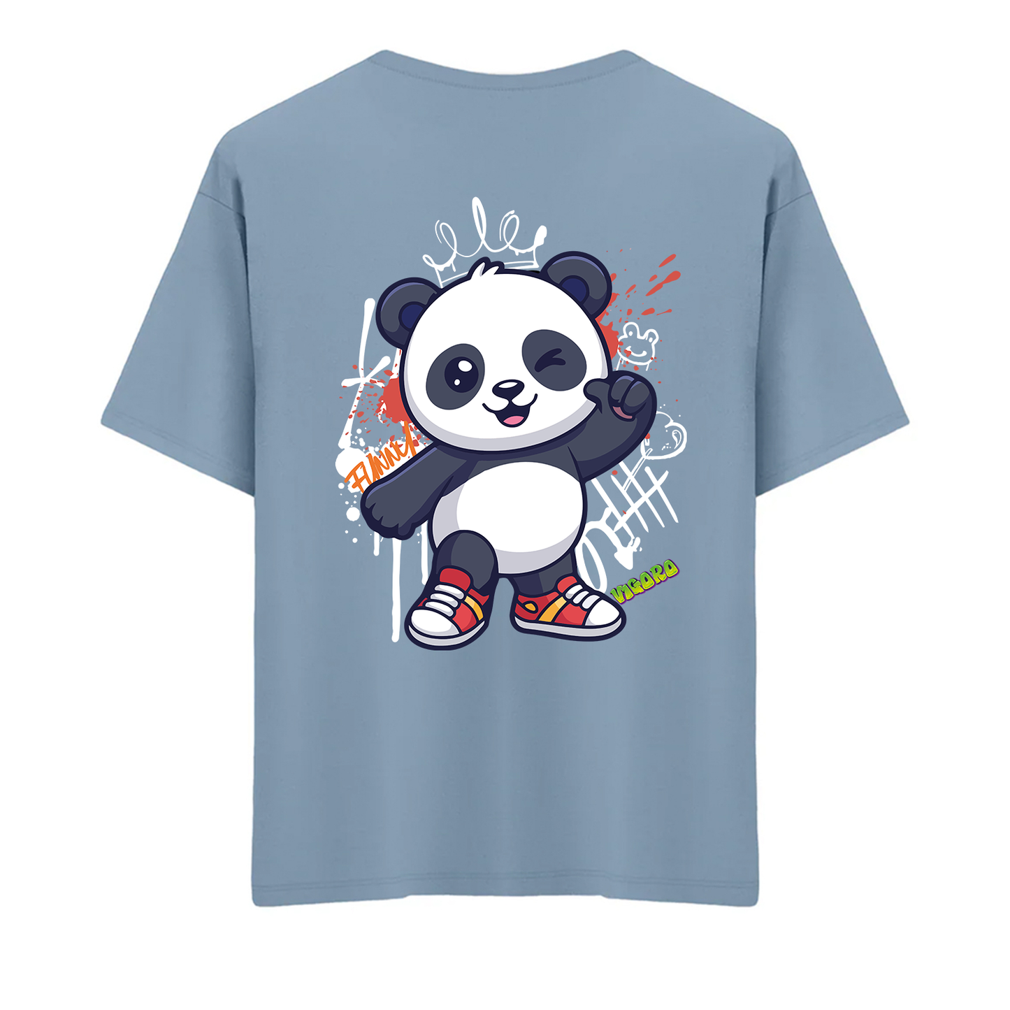 Panda Vibes Oversize T-Shirt