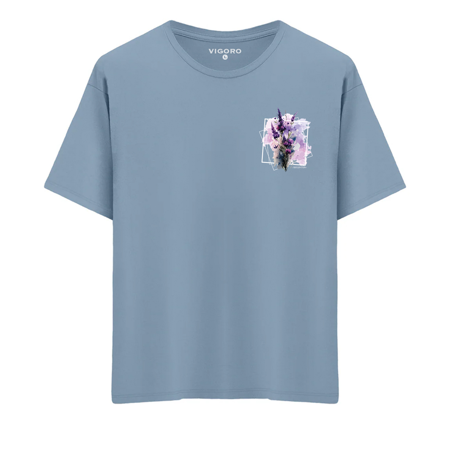 Augustus Lavender Bloom Regular Fit T-Shirt