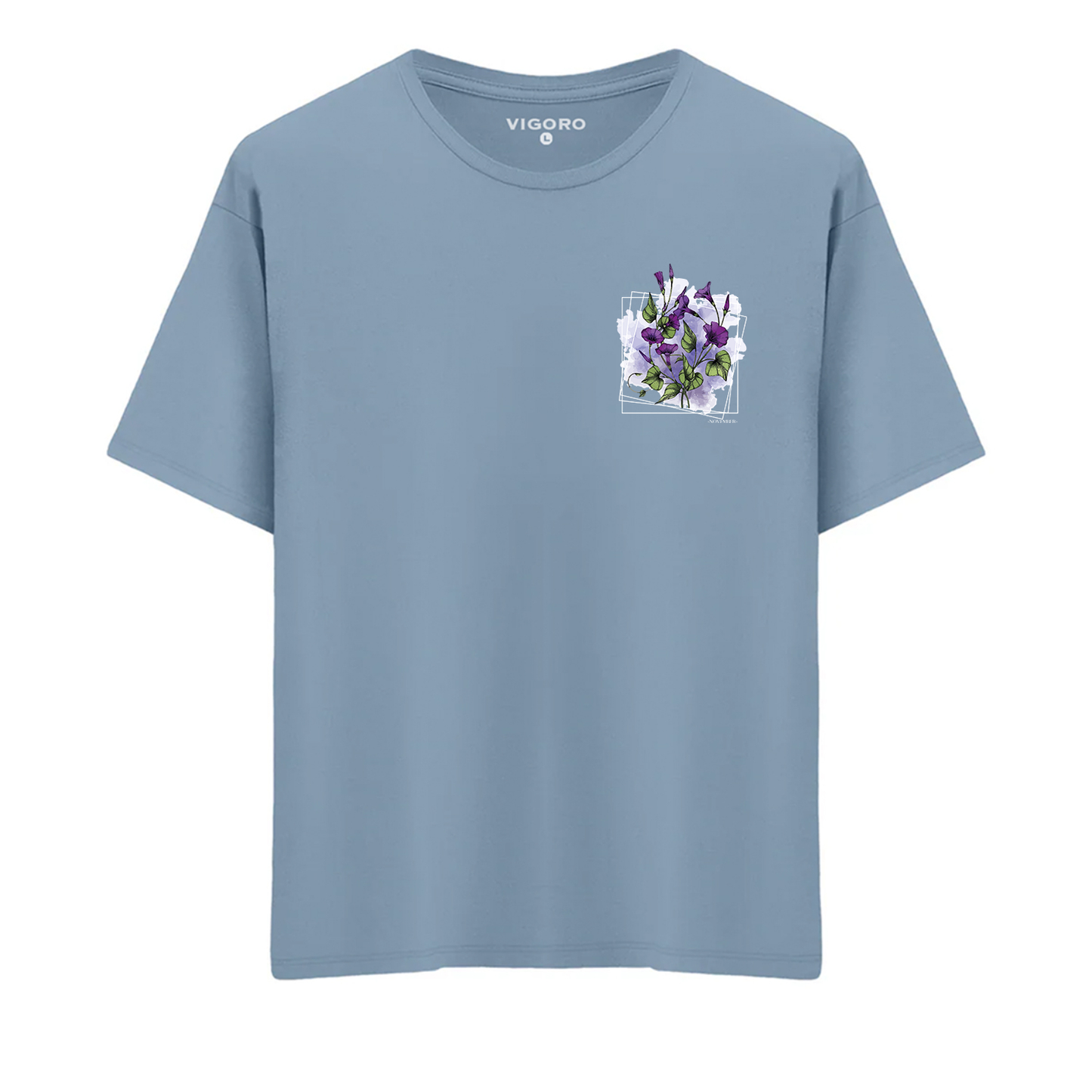 November Twilight Bloom Oversize T-Shirt