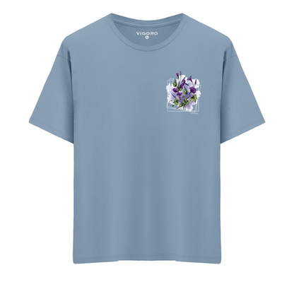 November Twilight Bloom Oversize T-Shirt