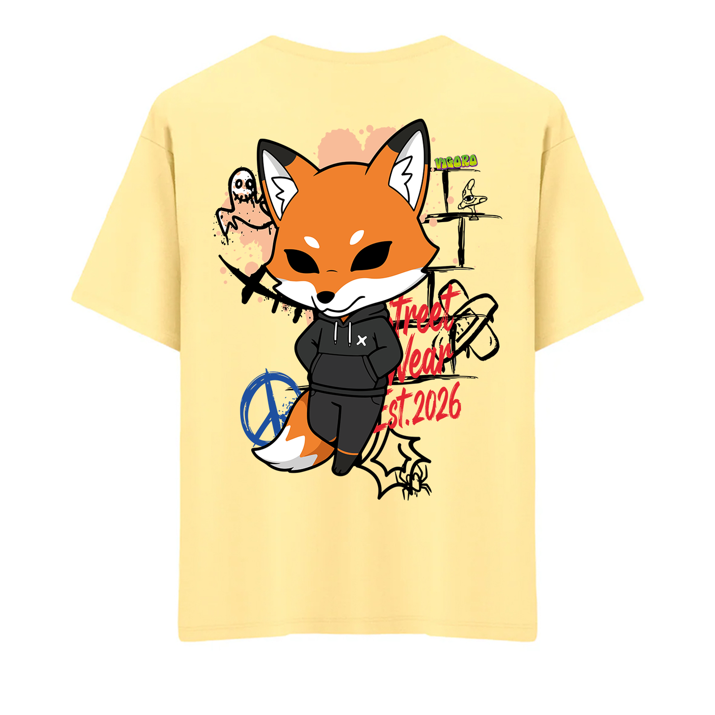 Shadow Fox Oversize T-Shirt
