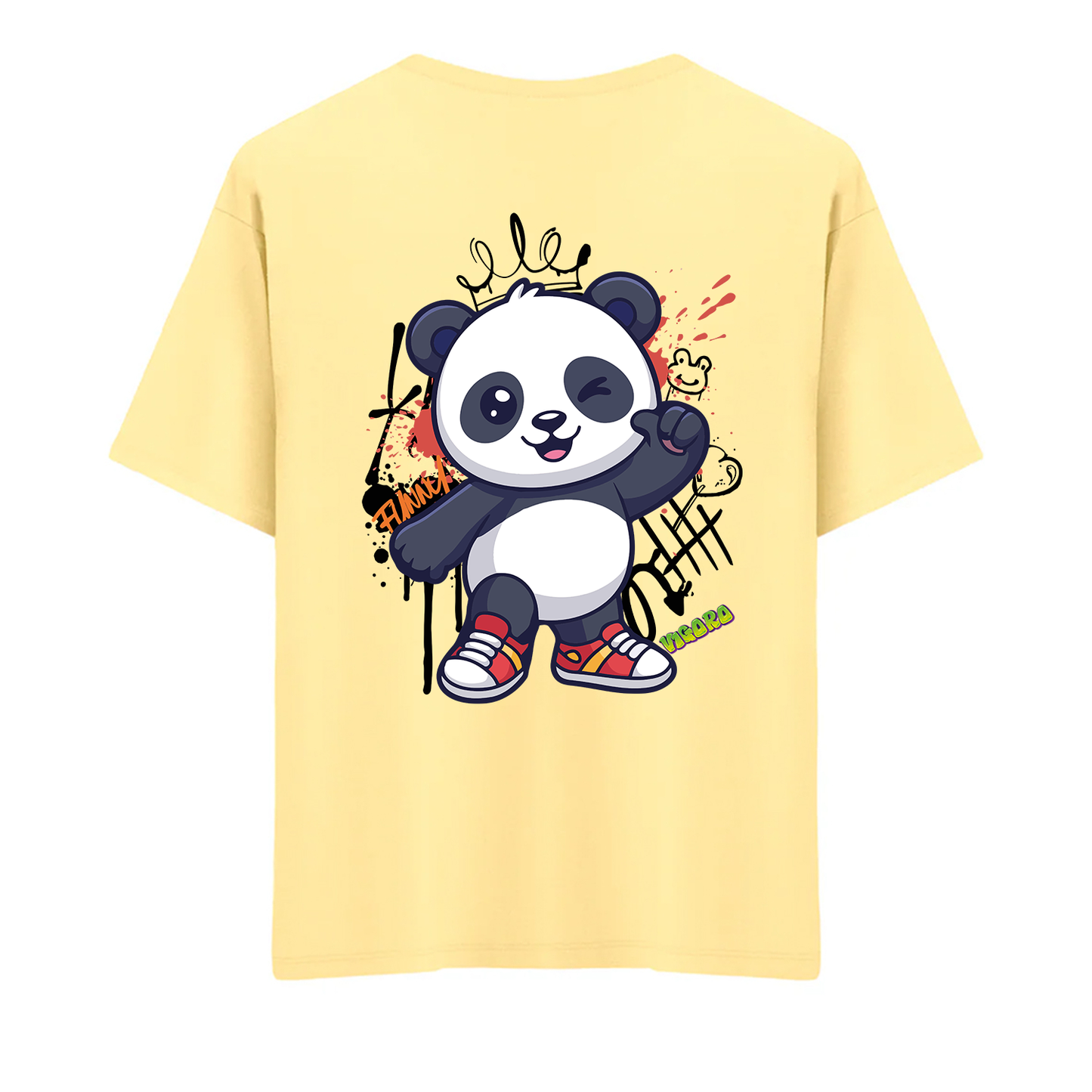 Panda Vibes Oversize T-Shirt