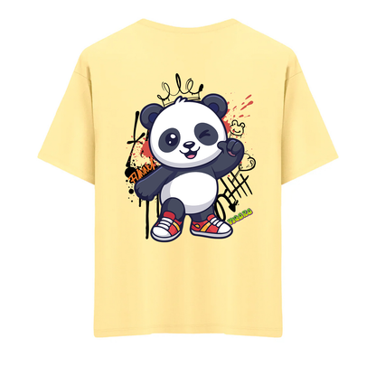 Panda Vibes Oversize T-Shirt