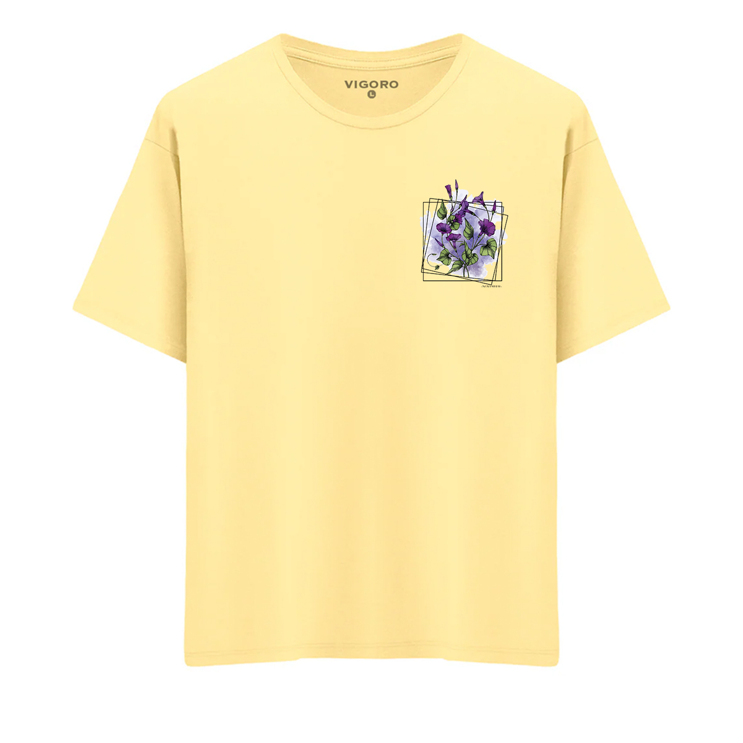 November Twilight Bloom Oversize T-Shirt