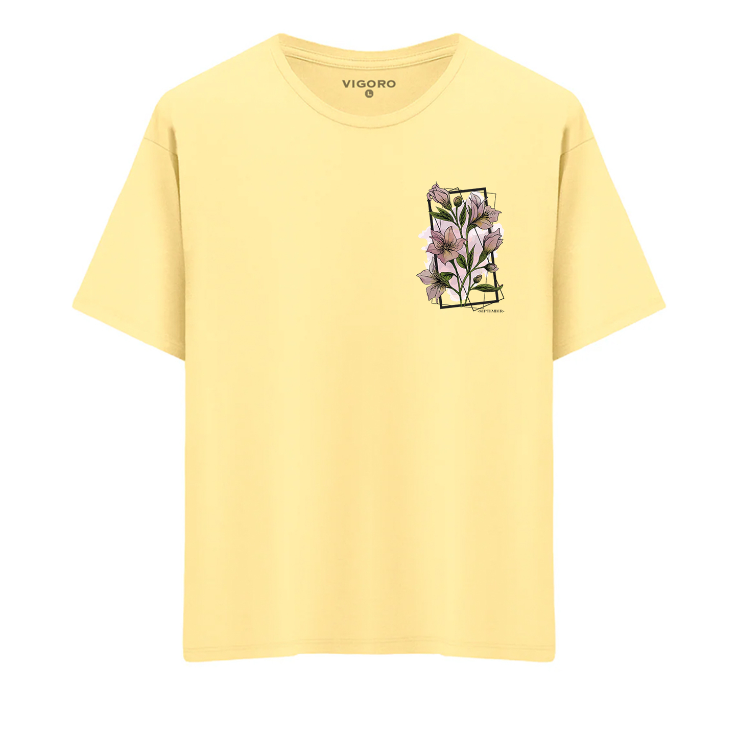 September Soft Bloom Oversize T-Shirt