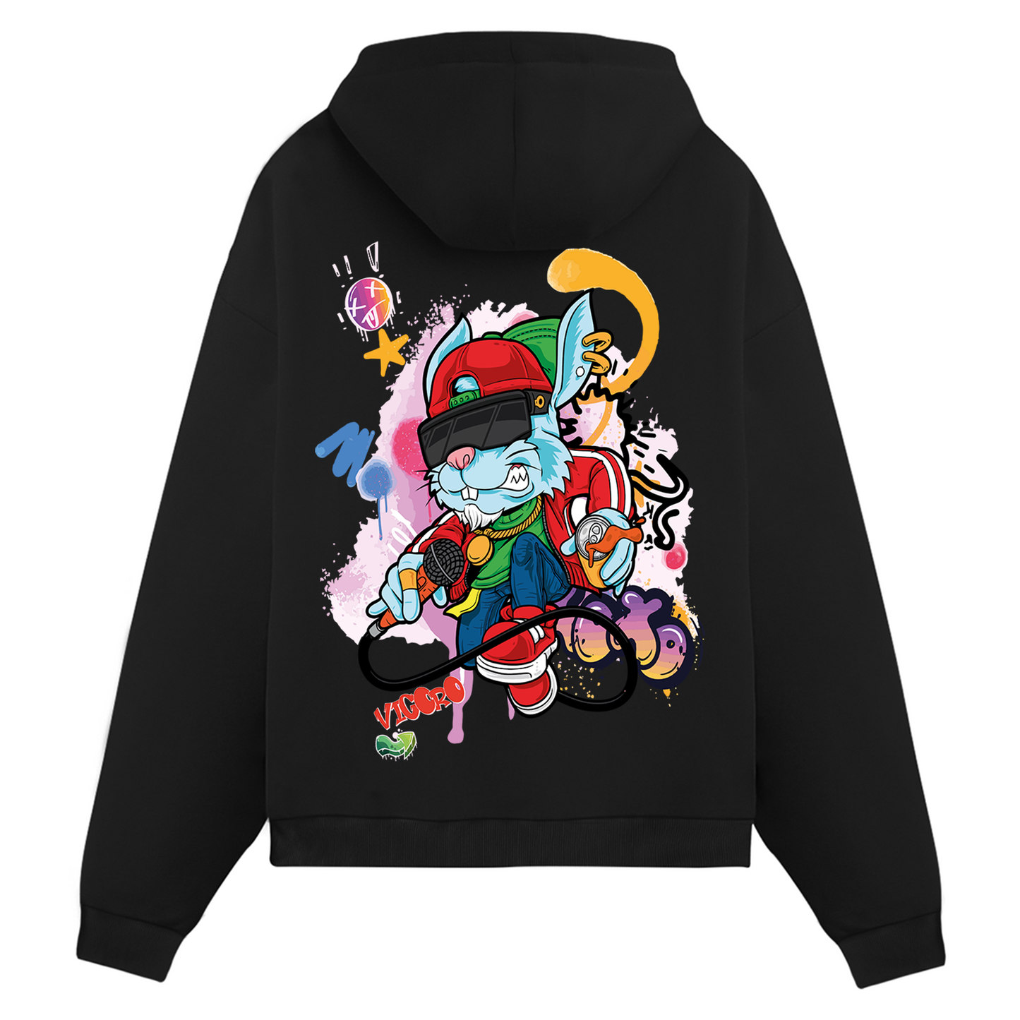 Graffiti Bunny Hoodie