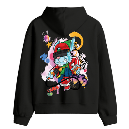 Graffiti Bunny Premium Hoodie