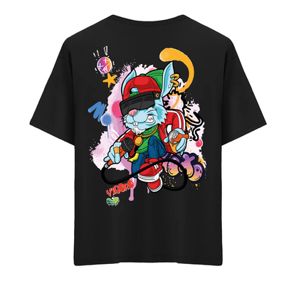 Graffiti Bunny Regular Fit T-Shirt