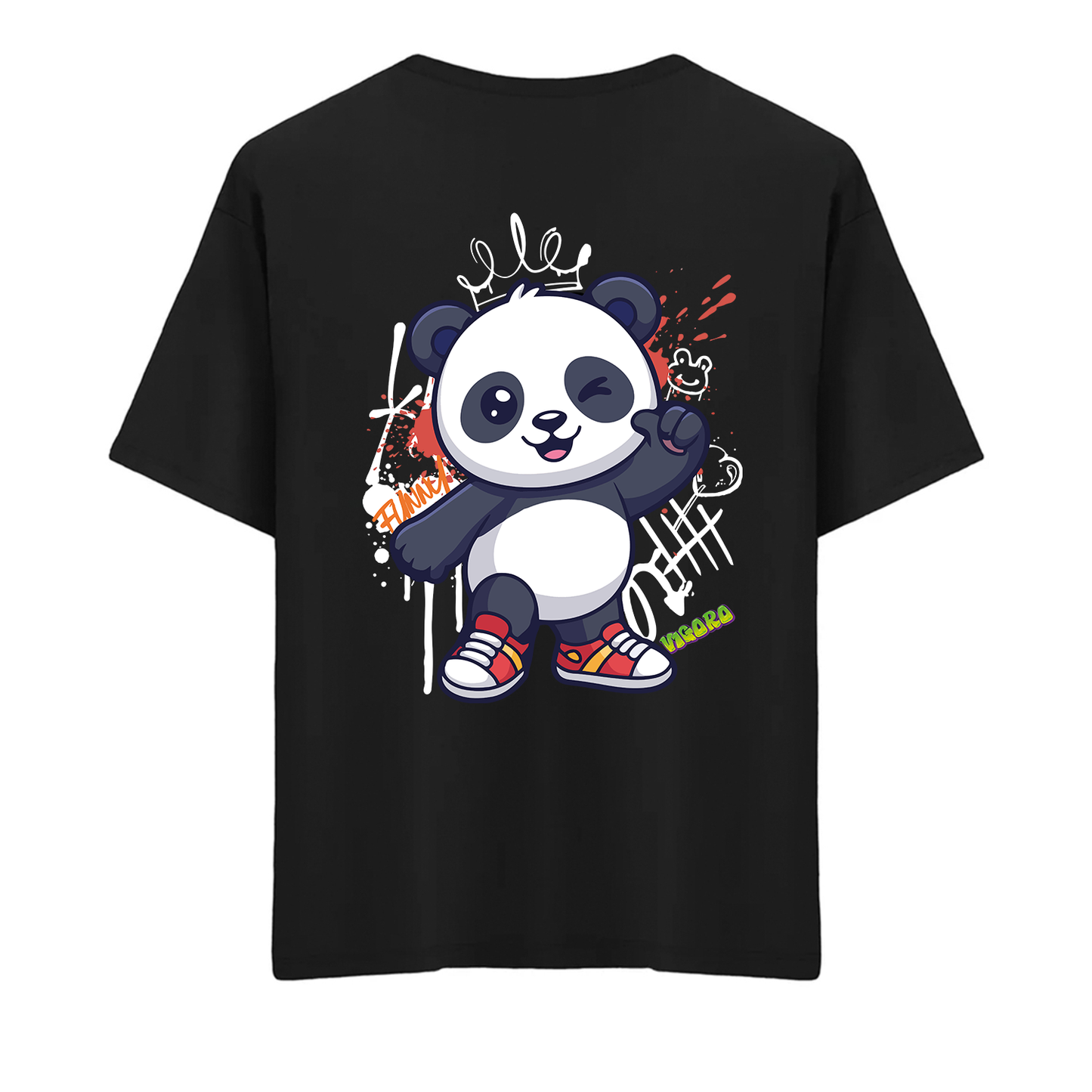 Panda Vibes Regular Fit T-Shirt