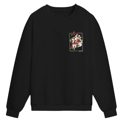 Oktober Crimson Bloom Sweatshirt