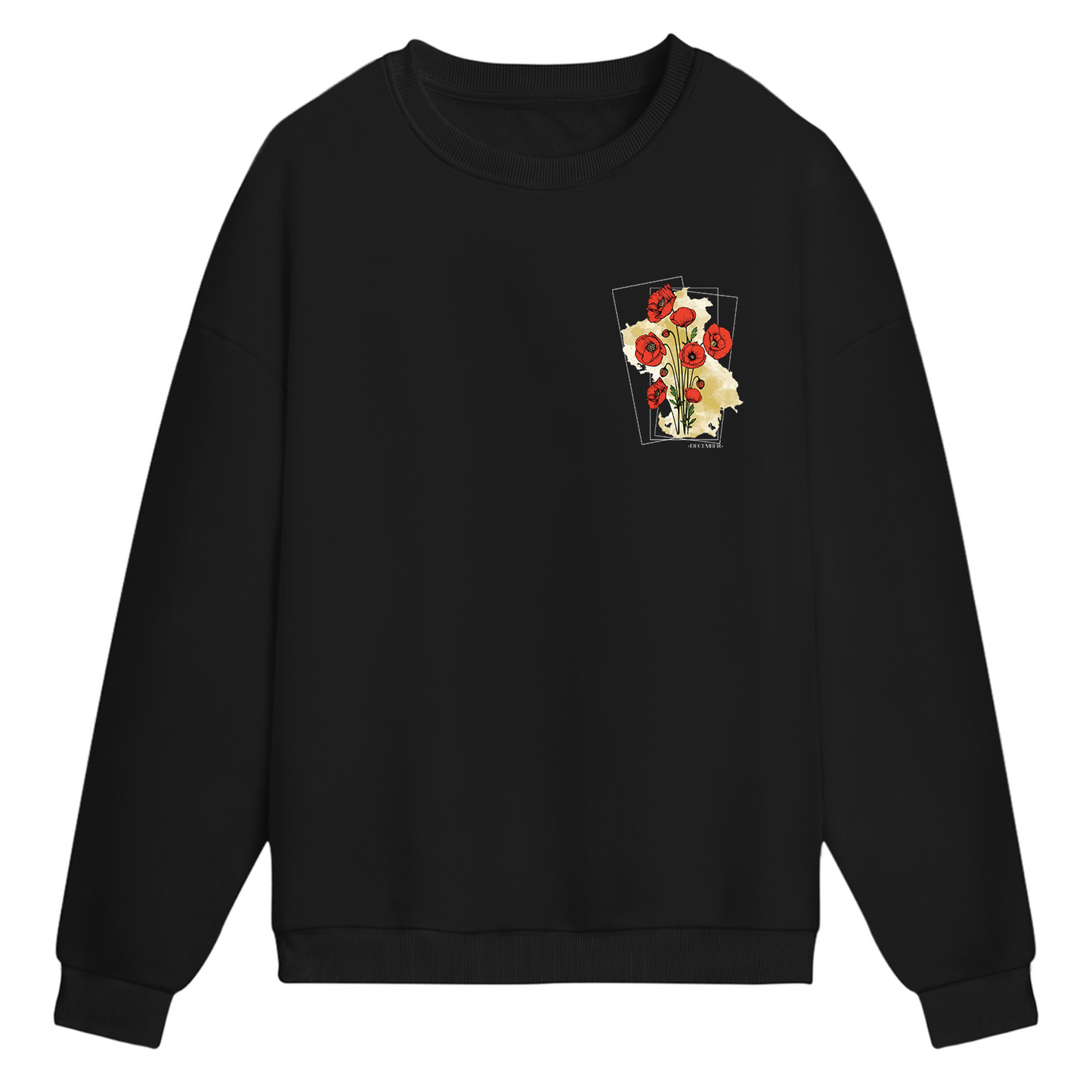 December Scarlet Bloom Sweatshirt