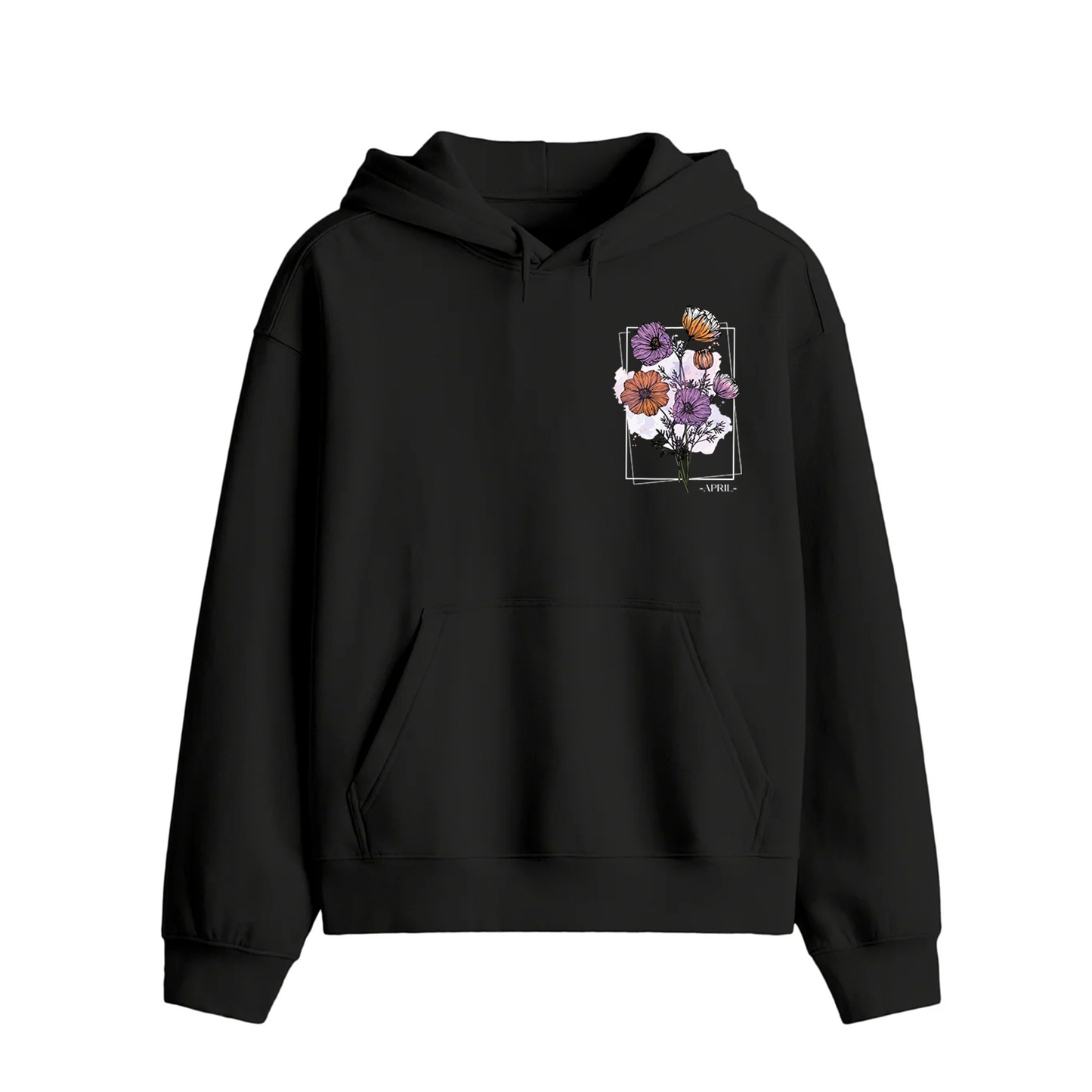 April Wild Bloom Premium Hoodie