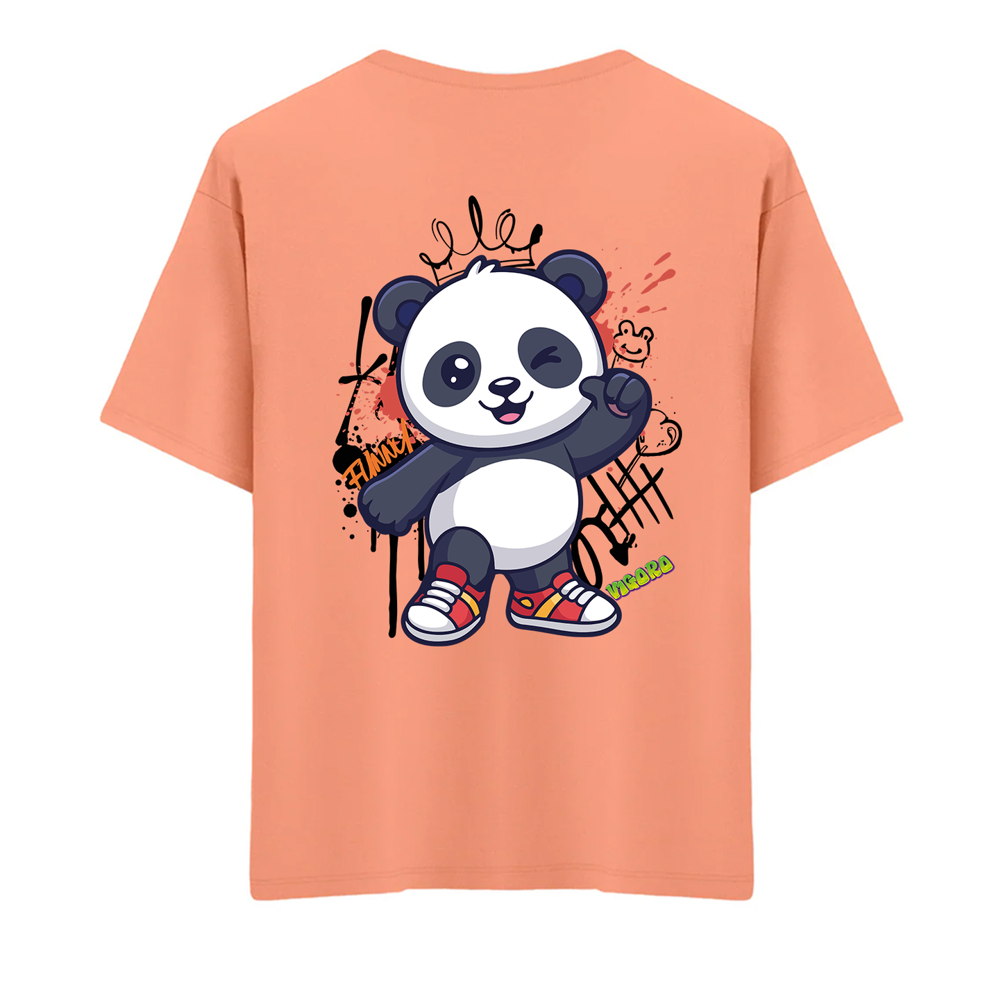 Panda Vibes Oversize T-Shirt