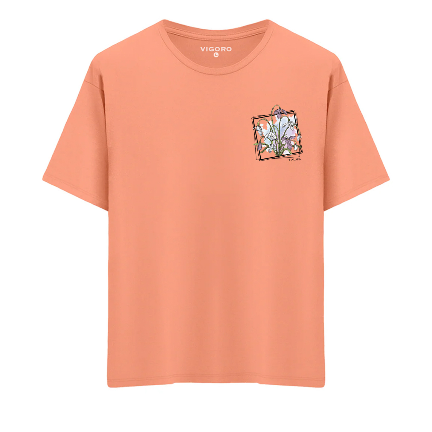 Januari Winter Bloom Oversize T-Shirt