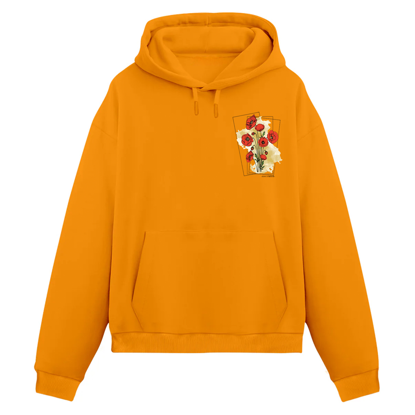 December Scarlet Bloom Hoodie