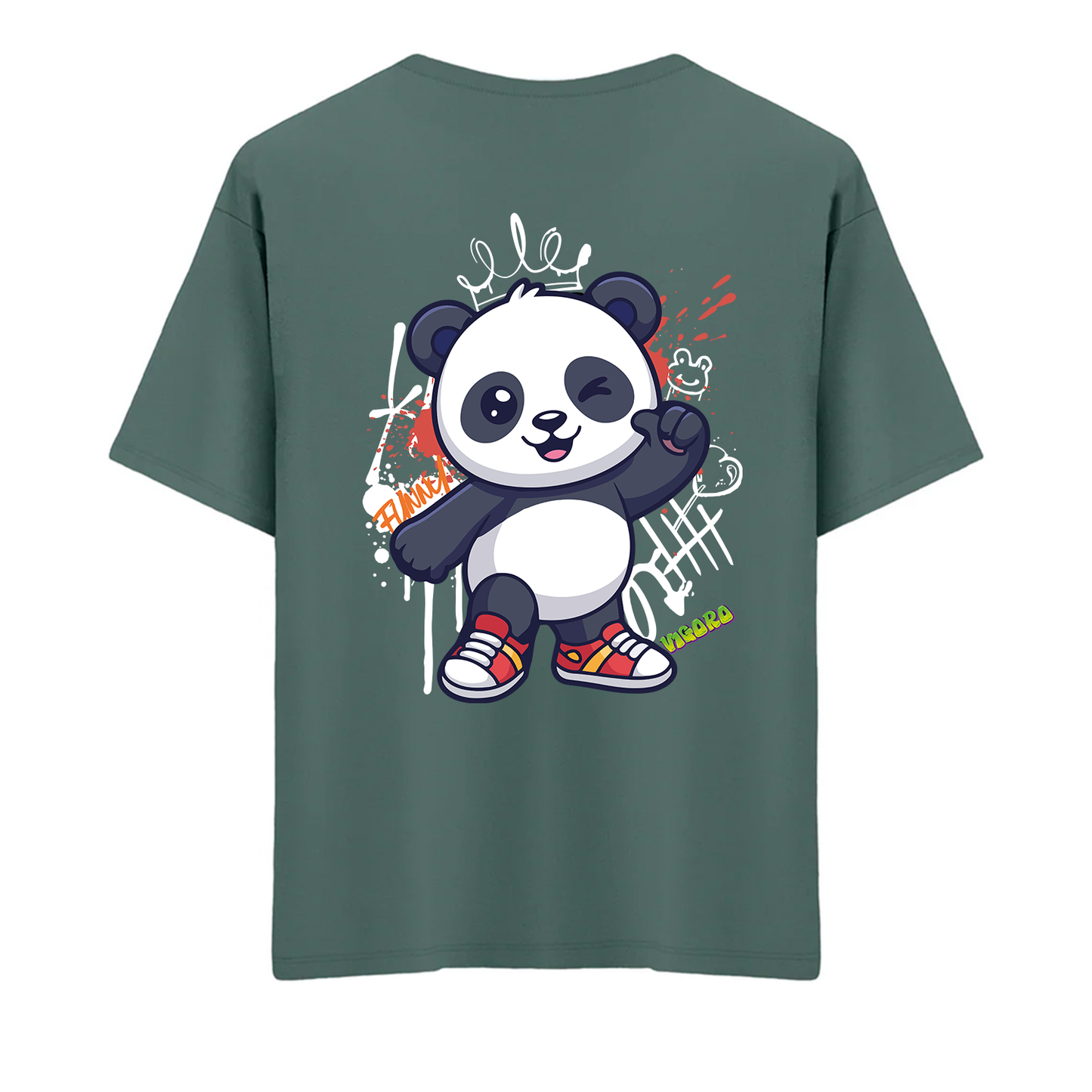 Panda Vibes Regular Fit T-Shirt