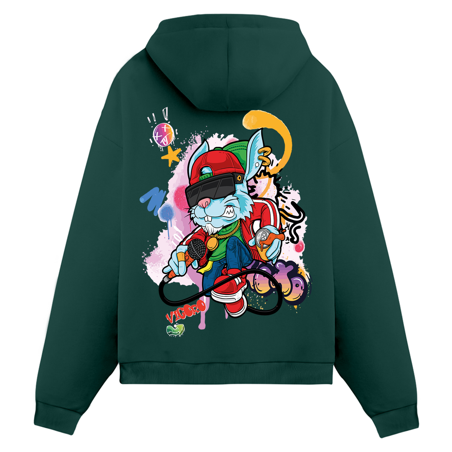 Graffiti Bunny Hoodie