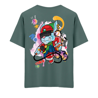 Graffiti Bunny Regular Fit T-Shirt