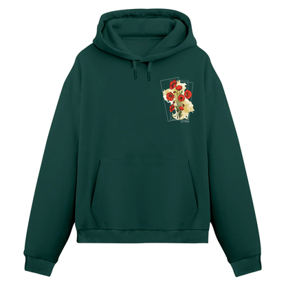 December Scarlet Bloom Hoodie