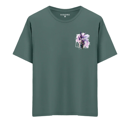Augustus Lavender Bloom Oversize T-Shirt