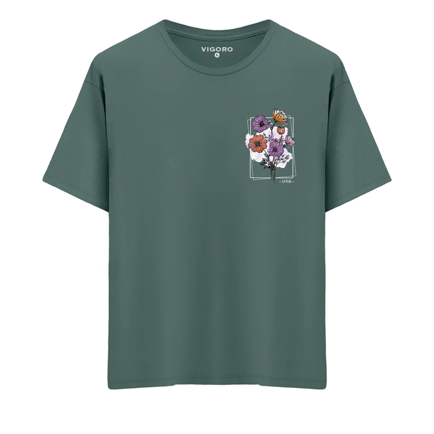 April Wild Bloom Regular Fit T-Shirt