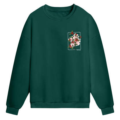 Oktober Crimson Bloom Sweatshirt