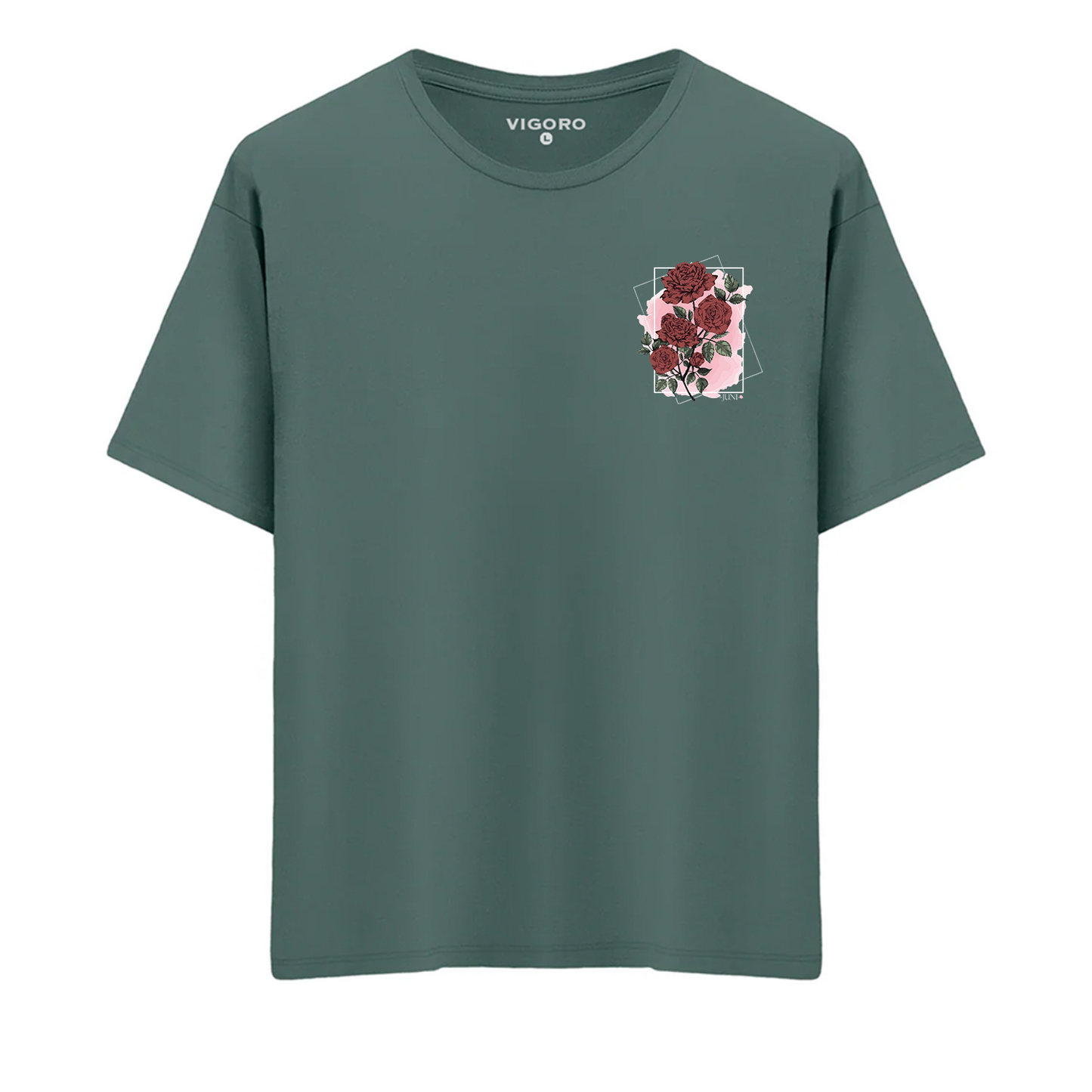 Juni Rose Bloom Oversize T-Shirt