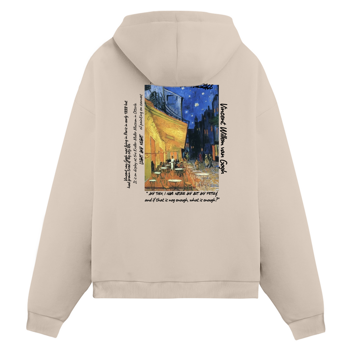 Night on Cafe Terrace Hoodie
