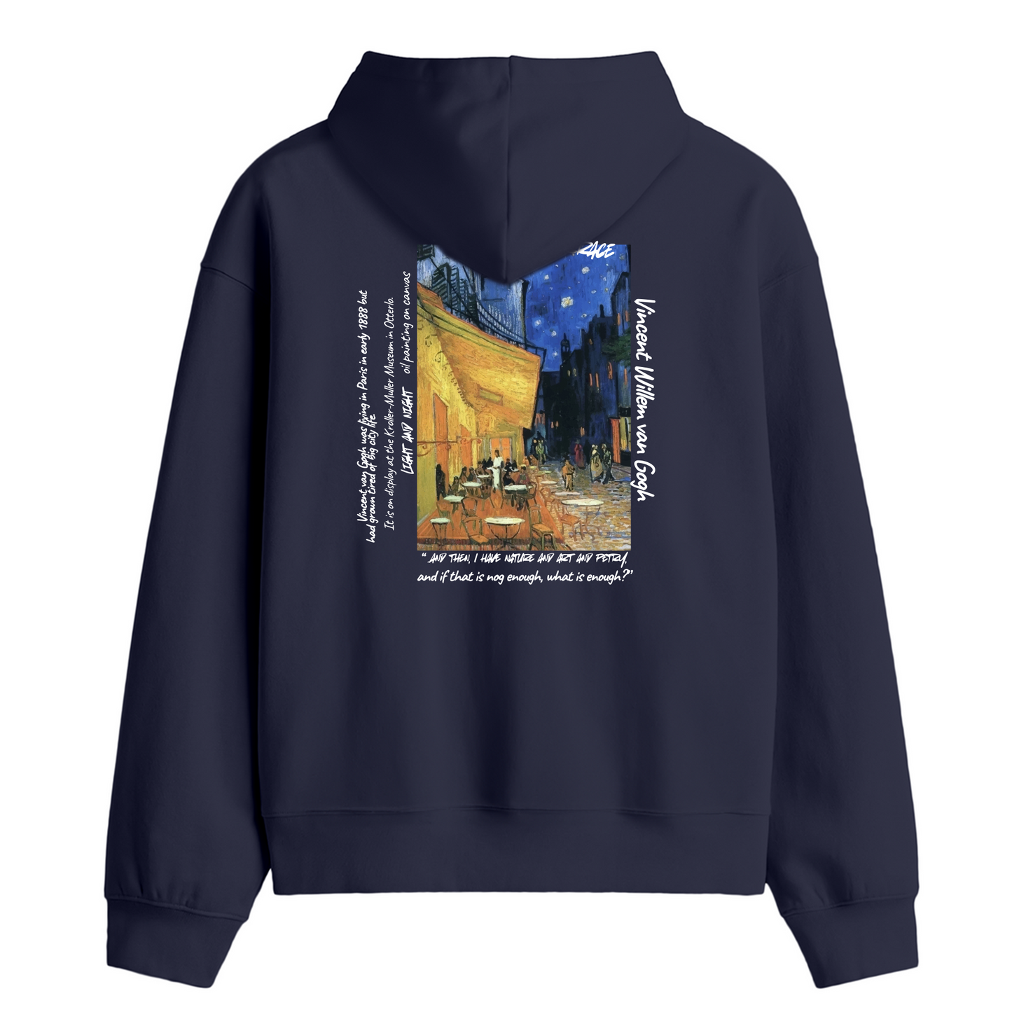 Night on Cafe Terrace Premium Hoodie