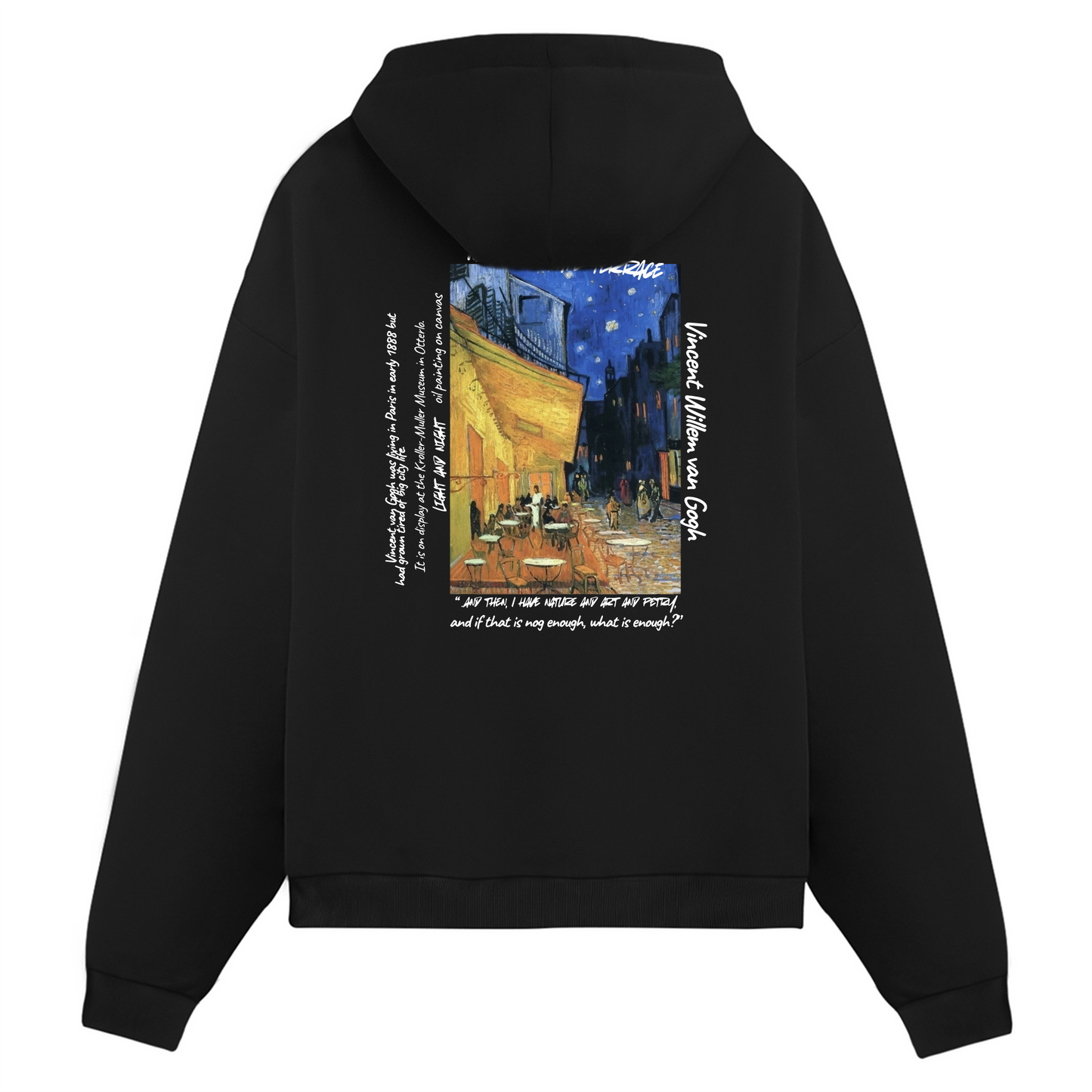 Night on Cafe Terrace Hoodie