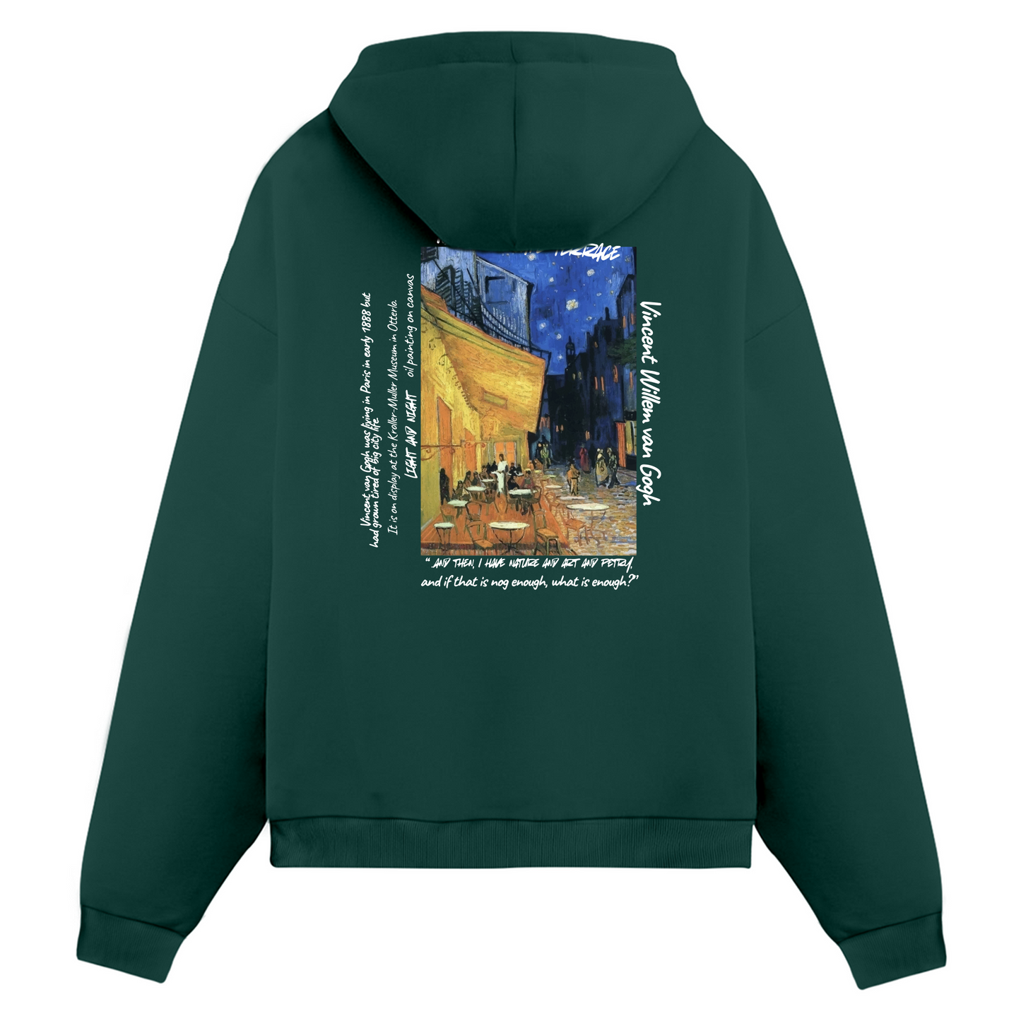 Night on Cafe Terrace Hoodie